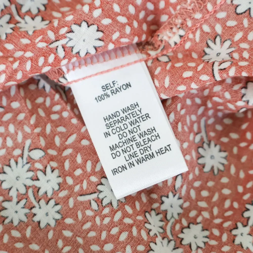 NWT Lulus floral print tie-front crop blouse small